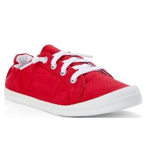 Time and Tru. Women's Red Scrunchback Slip On Shoes. Sizes NWT.
